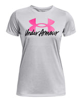 Under Armour Womens Tech Script Short Sleeve T-Shirt