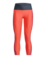 Under Armour Womens HeatGear No-Slip Waistband Blocked Ankle Leggings
