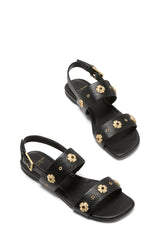 Kate Spade Womens Spade Flower Stud Flat Sandals