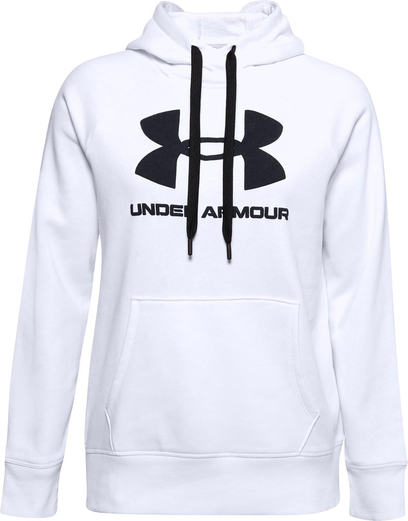 Under Armour Womens Rival Fleece Logo Hoodie Sweatshirt