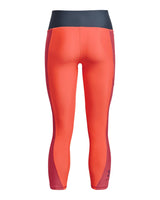 Under Armour Womens HeatGear No-Slip Waistband Blocked Ankle Leggings