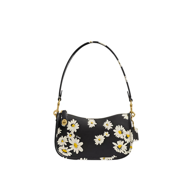 Coach Swinger 20 Shoulder Handbag with Floral Print