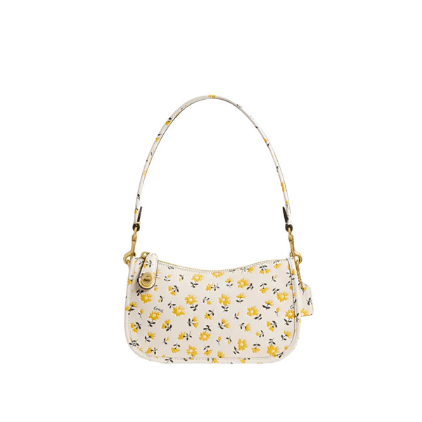 Coach Swinger 20 Shoulder Handbag with Floral Print