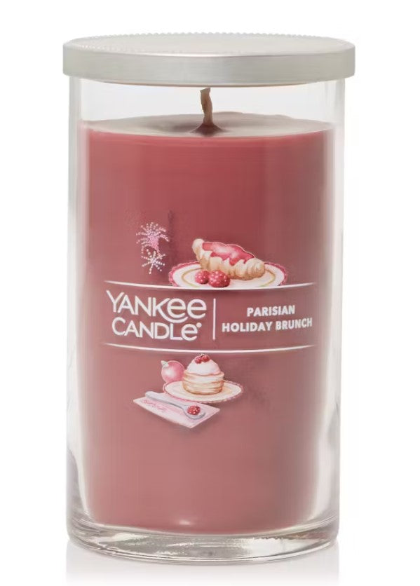 Yankee Candle Signature Medium Pillar Candle - Parisian Holiday Brunch