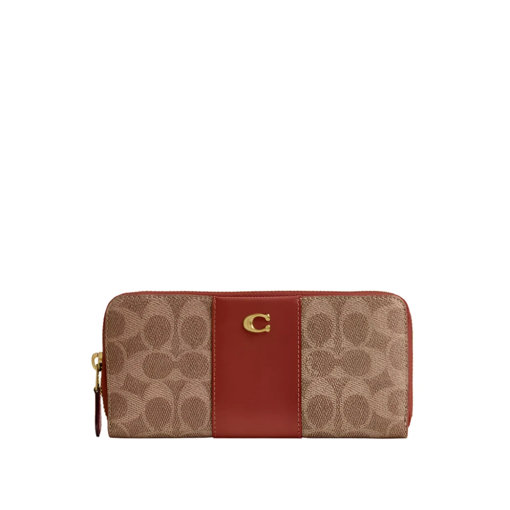Coach Essential Slim Accordion Zip Wallet – ShopCGX Coach Essential Slim Accordion Zip Wallet – ShopCGX