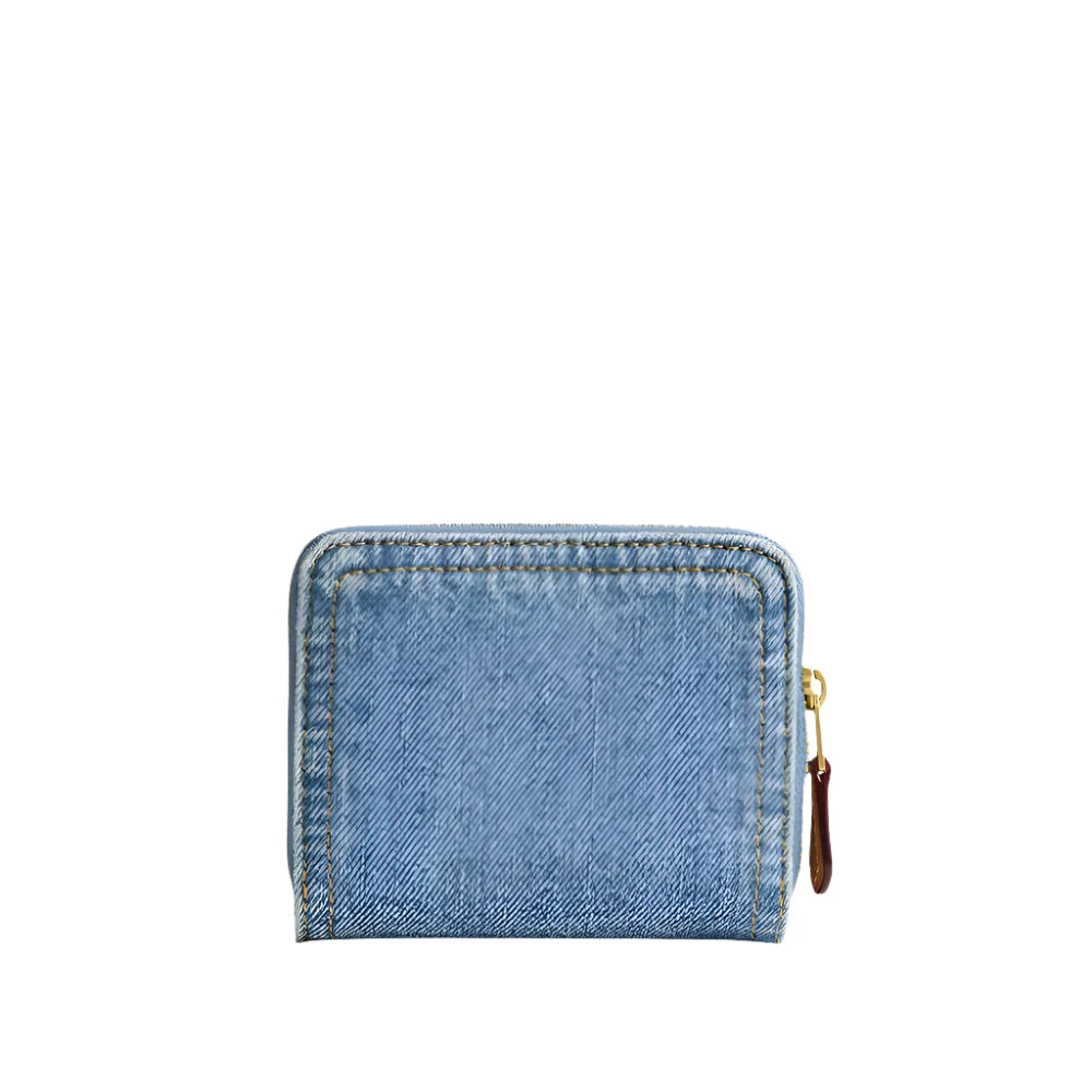 Coach denim wallet hotsell