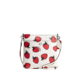 Coach Kitt Messenger Crossbody Handbag with Strawberry Print