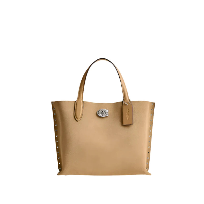 【送料関税込】韓国正規品★ COACH WILLOW TOTE バッグ Coach Willow 24 Tote Handbag with Rivets – ShopCGX