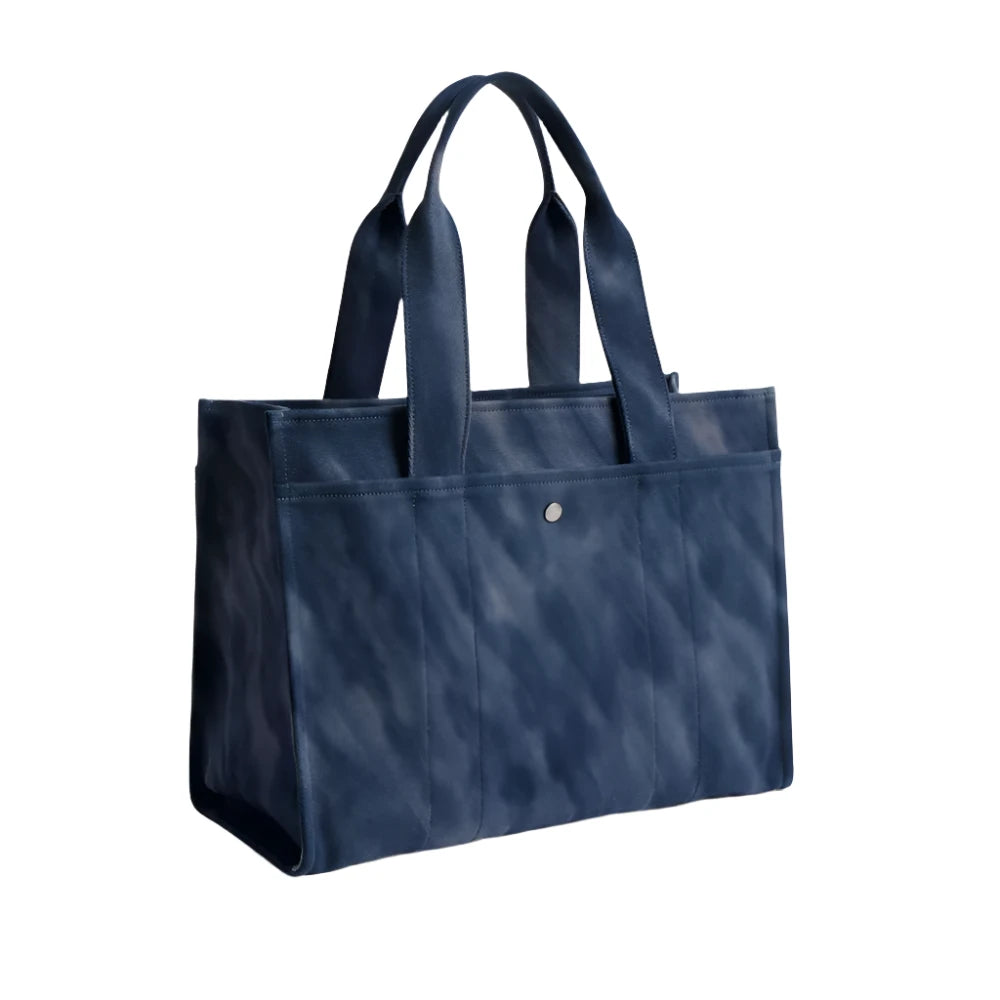 Coach Cargo 42 Tote Handbag with Tie-Dye Print – ShopCGX Coach Cargo 42 Tote Handbag with Tie-Dye Print – ShopCGX