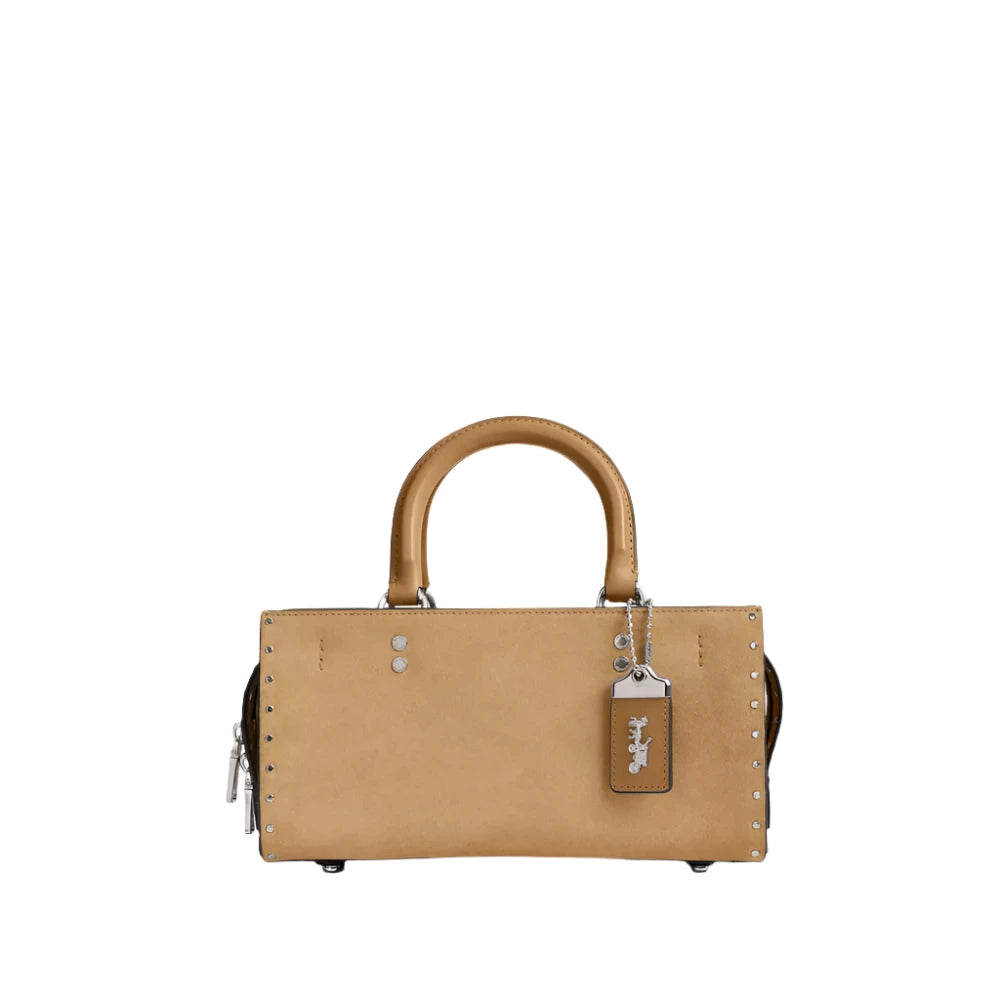 Coach Rogue 26 Satchel Handbag with Rivets – ShopCGX Coach Rogue 26 Satchel Handbag with Rivets – ShopCGX
