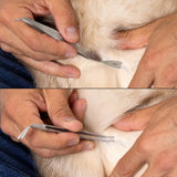 Tweezerman Dual Sided Pet Tick Removal Tweezer