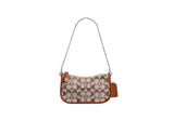 Coach Swinger 20 Crystal Signature Jacquard Shoulder Handbag