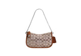 Coach Swinger Crystal Signature Jacquard Shoulder Handbag