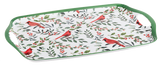 Ganz Cardinal & Botanical Serving Tray