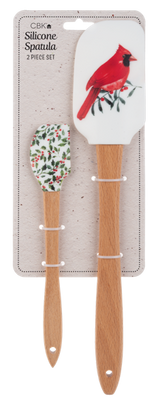 Ganz Cardinal & Botanical Spatula - 2-Piece Set