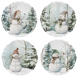 Ganz Snowman Plates - 4-Piece Set