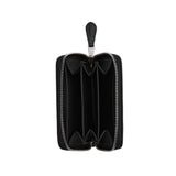 Coach Crystal Signature Jacquard Small Zip Around Wallet