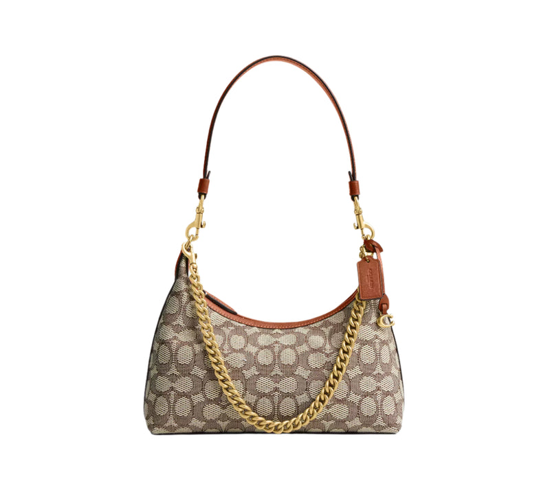 Coach Juliet 25 Signature Textile Jacquard Shoulder Handbag