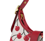 Coach Hamptons Cherry Print Hobo Handbag