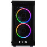 CLX SET Gaming Desktop - Liquid Cooled AMD Ryzen 7 7700X 4.5GHz 8-Core Processor, 32GB DDR5 Memory, GeForce RTX 4060 Ti 8GB GDDR6 Graphics, 1TB SSD, 2TB HDD, WiFi, Windows 11 Home 64-bit