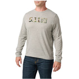 5.11 Mens Woodland Camo Long Sleeve T-Shirt