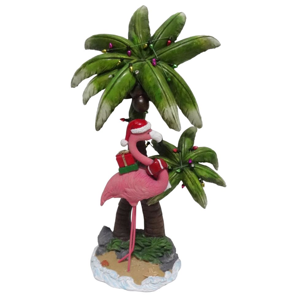 Fancy That Palm with Flamingo Figurine – ShopCGX
