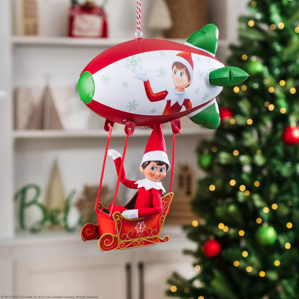 The Elf on the Shelf Polar Props Peppermint Blimp Ride Special Edition