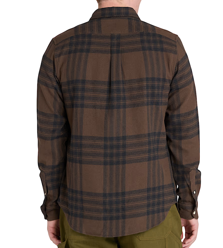 Timberland Mens Midweight Flannel Check Shirt