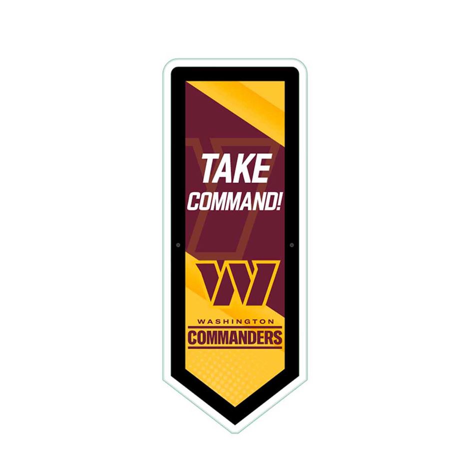 Evergreen Washington Commanders Pennant 9" x 23" LED Lighted Sign