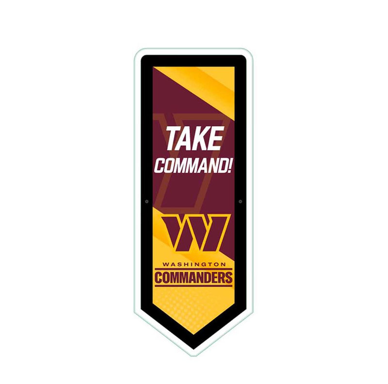 Evergreen Washington Commanders Pennant 9" x 23" LED Lighted Sign