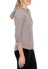 Calvin Klein Womens Zip Hooded Jacket