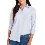 Vineyard Vines Womens Oxford Striped Chilmark Button Down Long Sleeve Shirt