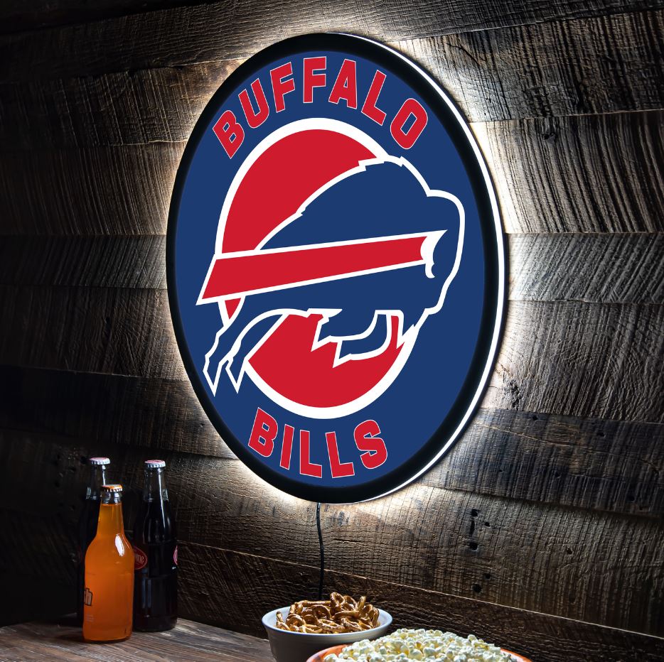 Evergreen Buffalo Bills Round 23" LED Lighted Sign