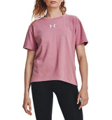 Under Armour Womens Crest Heavy Weight Short Sleeve T-Shirt