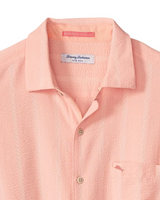 Tommy Bahama Mens Nova Wave Cotton-Blend Short-Sleeve Shirt