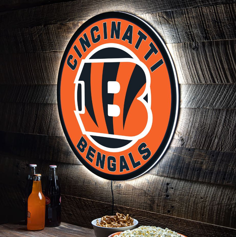 Evergreen Cincinnati Bengals Round 23"LED Lighted Sign