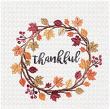 C&F Home Thankful Wreath Kitchen Towel