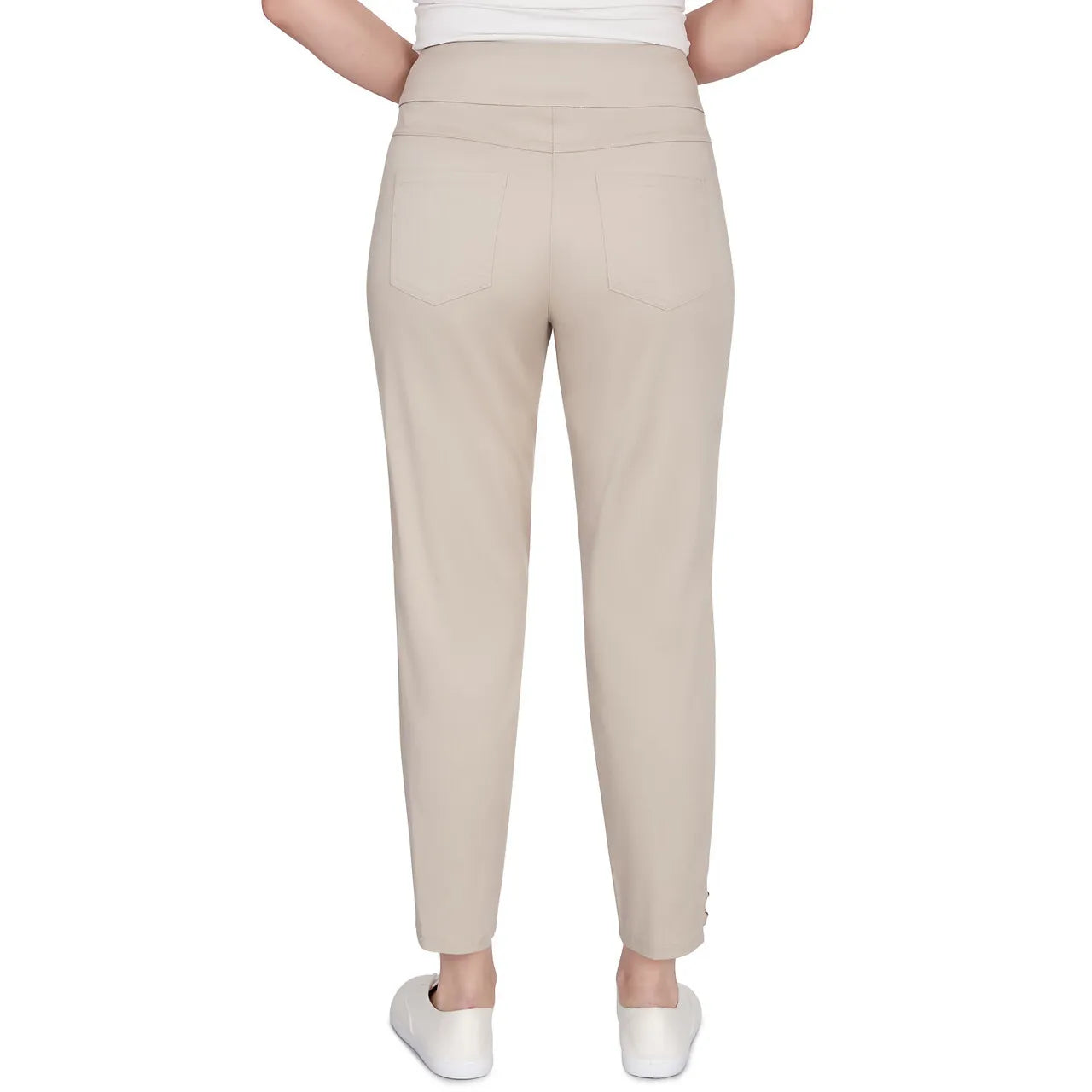 Ruby Rd. Womens Stretch Sateen Ankle Pants