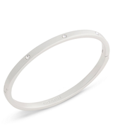 COACH Essential Silver Hinge Bangle Bracelet