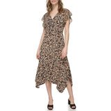 Calvin Klein Printed Matte Jersey Dress