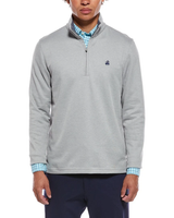 Brook Brothers Mens Pique Half-Zip Long Sleeve Shirt