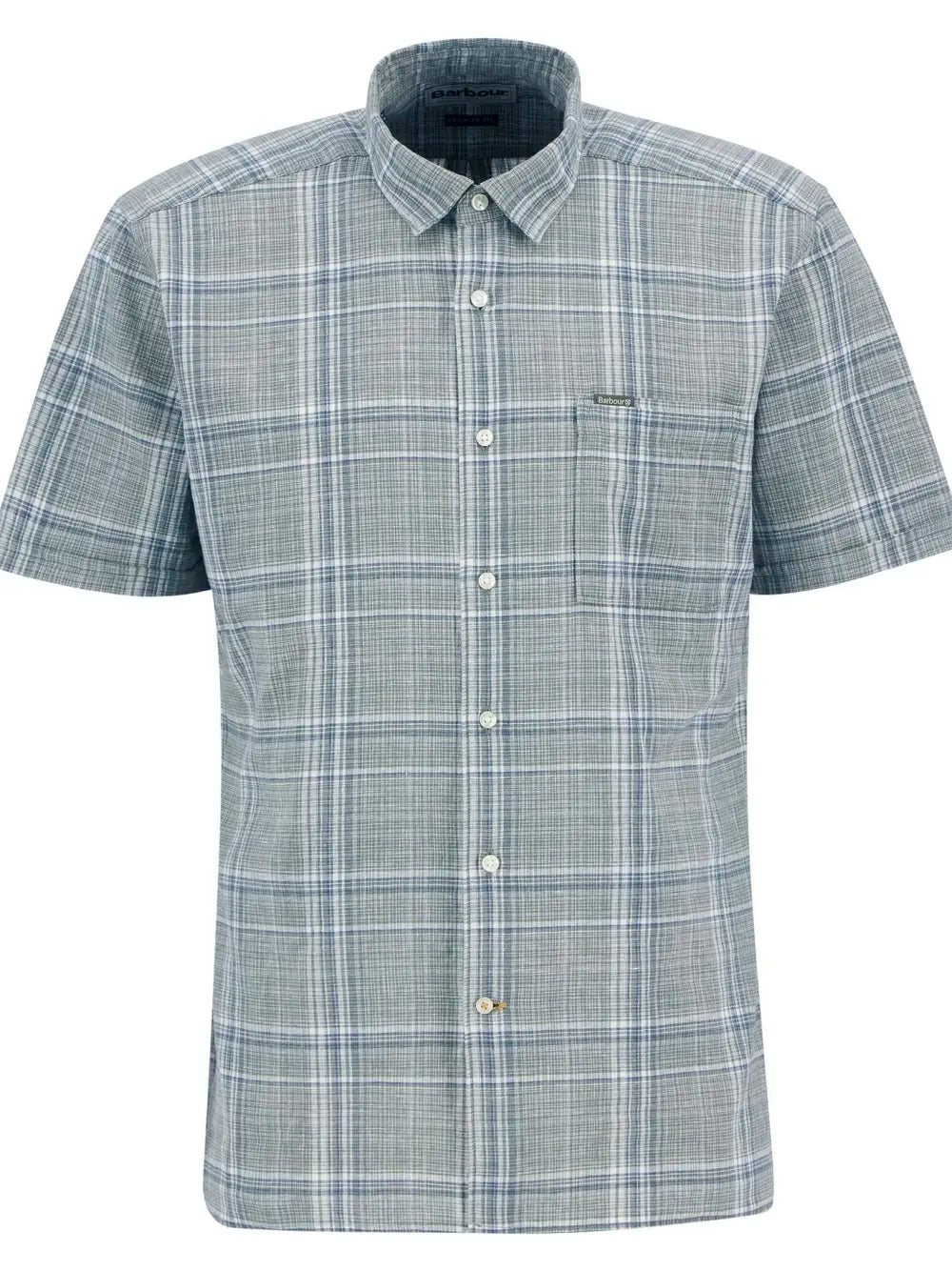 Barbour Mens Coldingham Checked Short-Sleeved Buttob Up Shirt