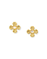 Kendra Scott Leanne Gold Stud Earrings - Mother of Pearl
