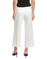 Brooks Brothers Womens Linen Blend Cropped Wide Leg Pants