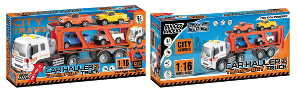 Rugged Racers 1:16 Car Hauler Truck