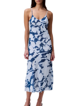 Calvin Klein Womens Printed Chiffon Slip Dress