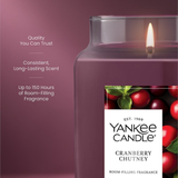 Yankee Candle Original Large Jar Candle - Cranberry Chutney