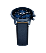Fossil Neutra Chronograph Navy Leather Watch