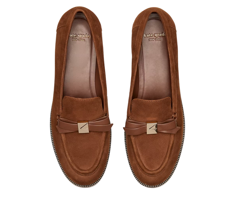 Kate Spade Womens Deco Bow Loafer Shoes