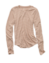 American Eagle Womens AE Long Sleeve Cozy Crew Neck T-Shirt